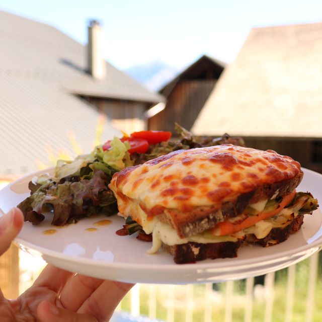 Croque Truite Fumée