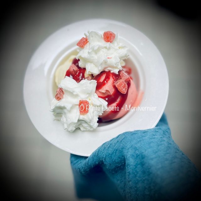 Coupe Glacée {façon} Fraise Melba