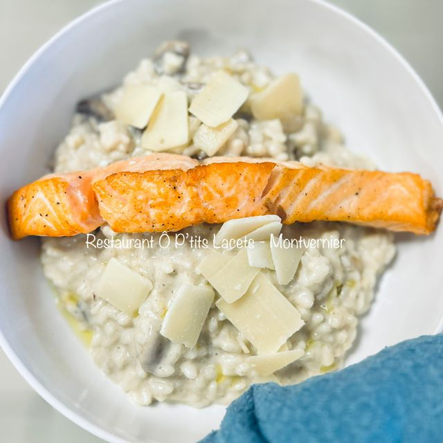 Pavé de Saumon & d’un risotto crémeux