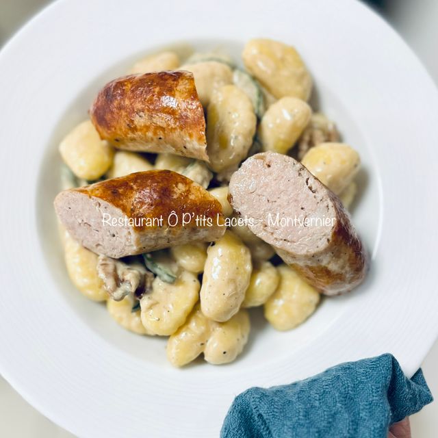 Gnocchis ô Bleu & saucisse IGP du Sud-Ouest 