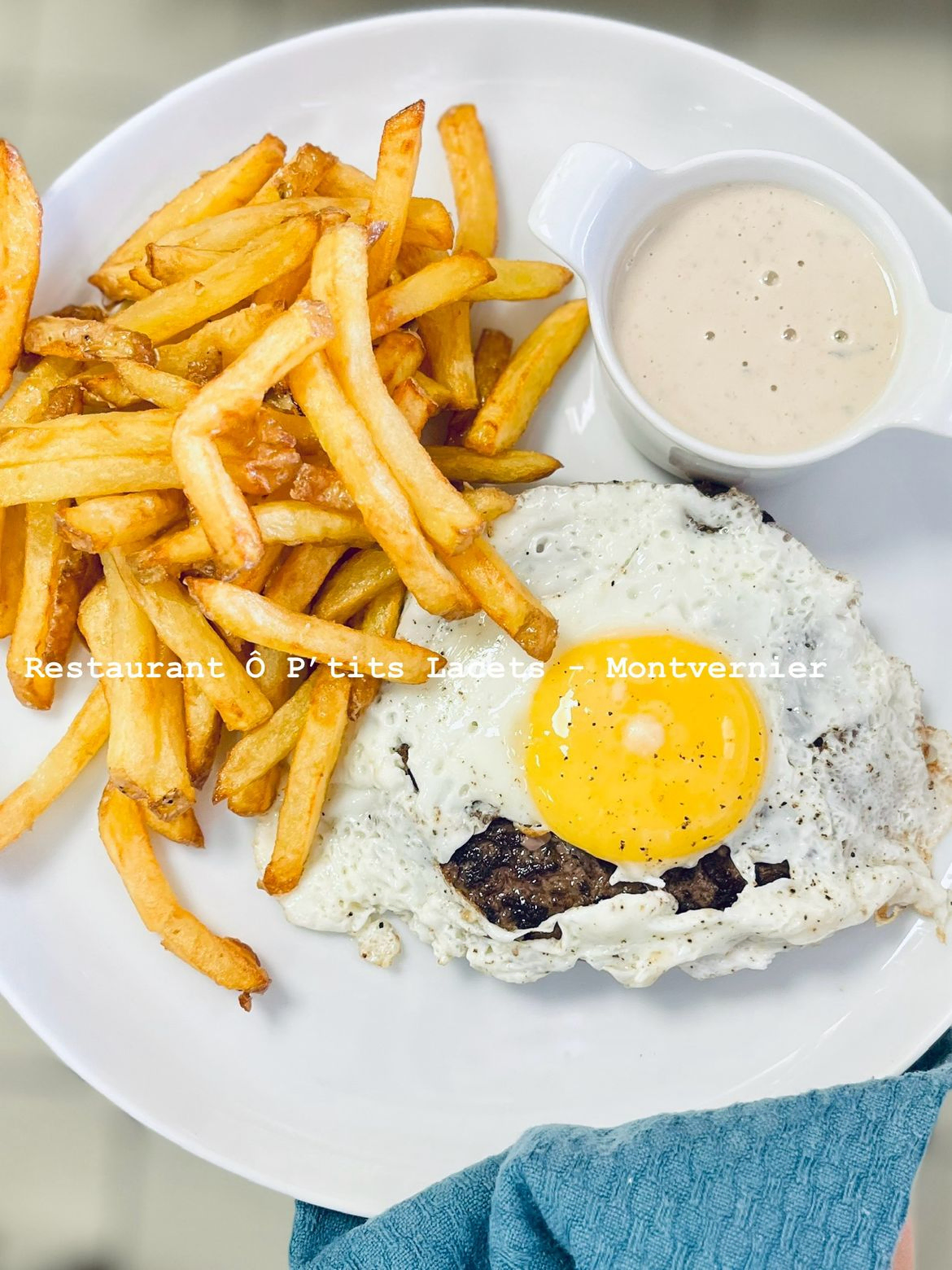 Steak haché à cheval 