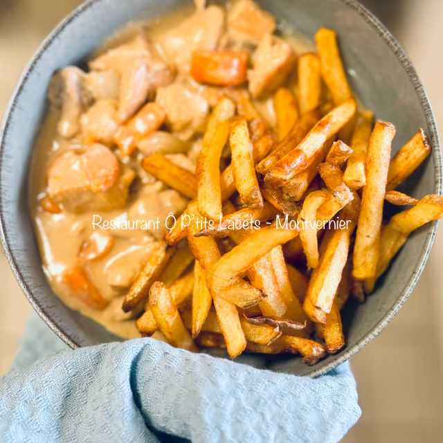 Fricassée de Poulet à l’ancienne & Frites maison