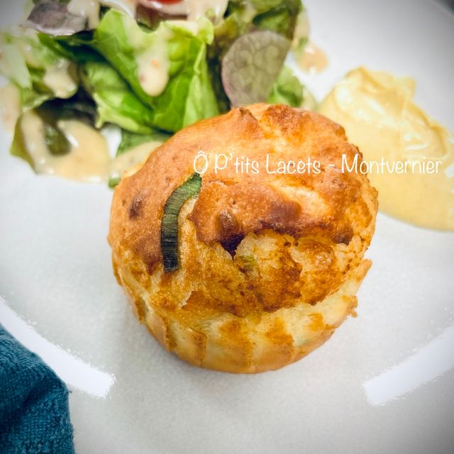Muffin Truite Fumée & fromage de chèvre