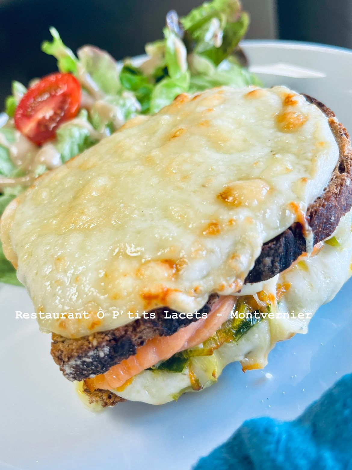 Croque ô saumon fumé
