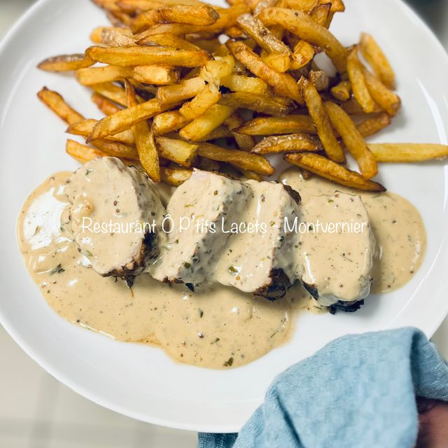 Filet Mignon de Porc Grillé {saveur BBQ} & frites maison