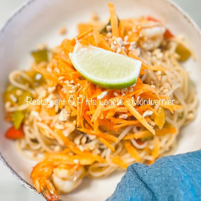 Pad Thaï de Gambas